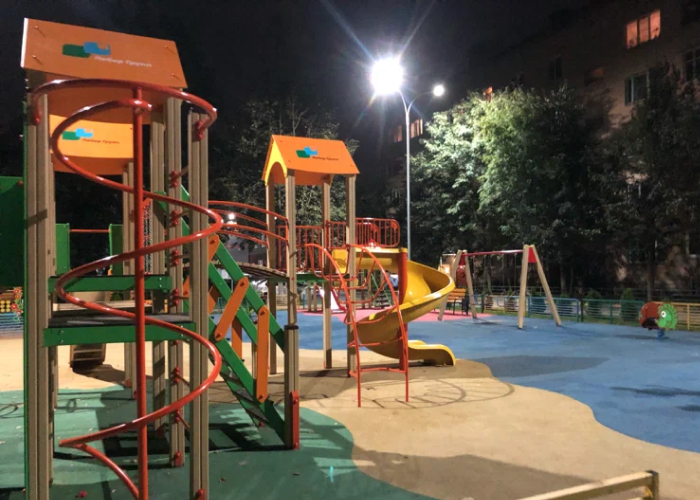 освещение муниципальной детской площадки