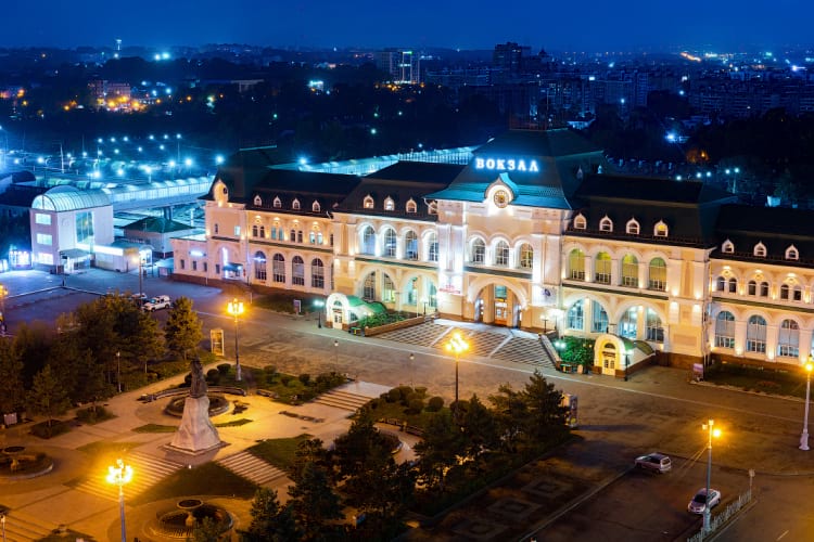 освещение вокзала