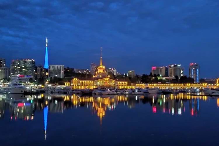освещение морского вокзала