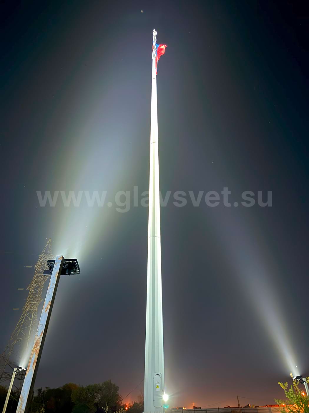 расчет освещения высотного обьекта